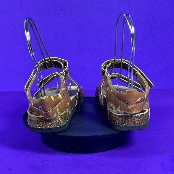SPROX Kids Brown The Zoo Hoop & Loop Sandals Shoe Size 12-NEW - Picture 4 of 8